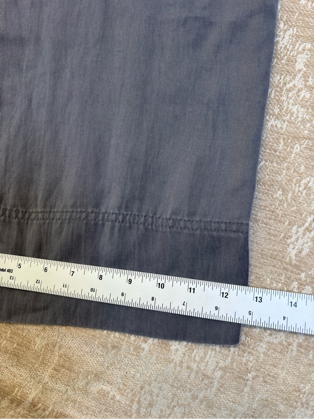 Calypso St. Barth Charcoal Gray Wide Leg Drawstring Lounge Pants Linen Blend XS - Picture 7 of 8